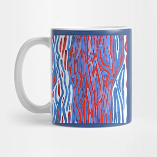 Red and Blue Jungle Mug